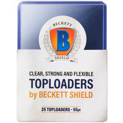 Beckett Shield Toploaders: x25 (55PT)