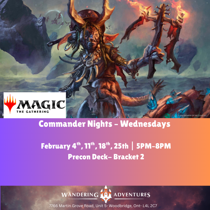 MTG: Commander Season (February)