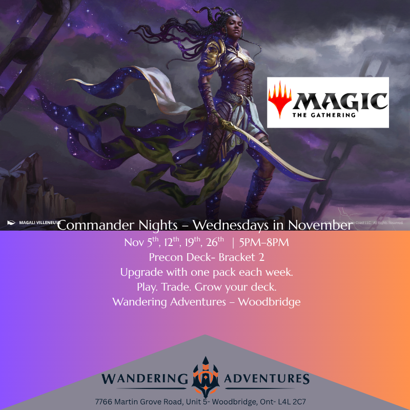 MTG: Commander Season (November)