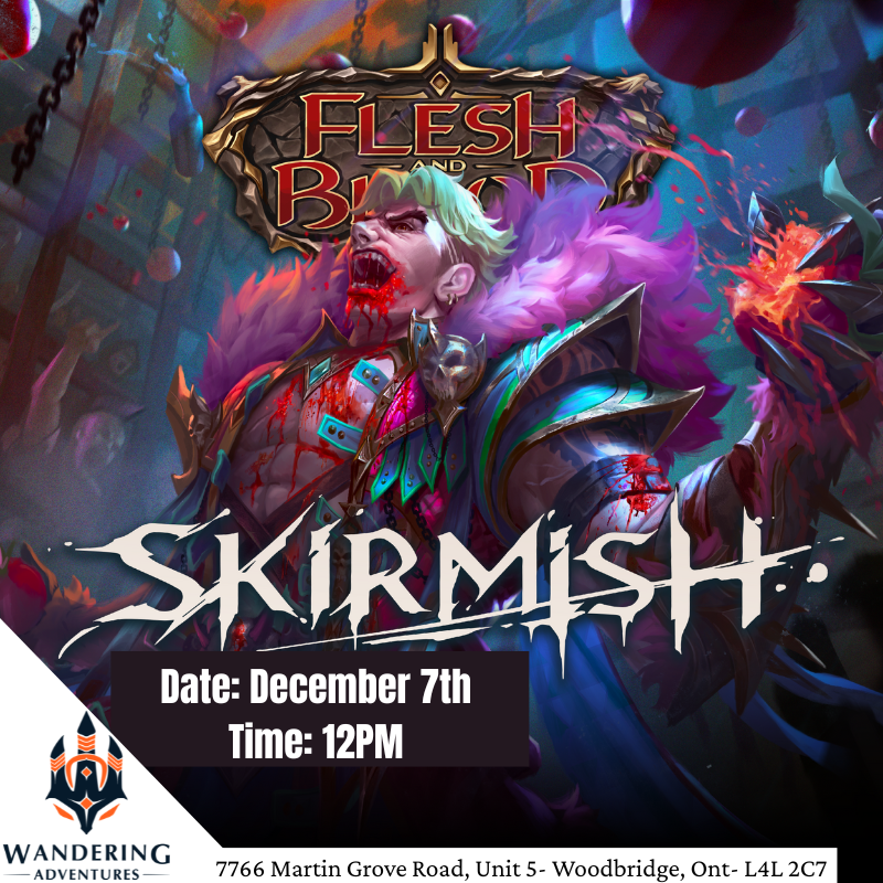 Flesh and Blood: Season 13 Skirmish @ Wandering Adventures