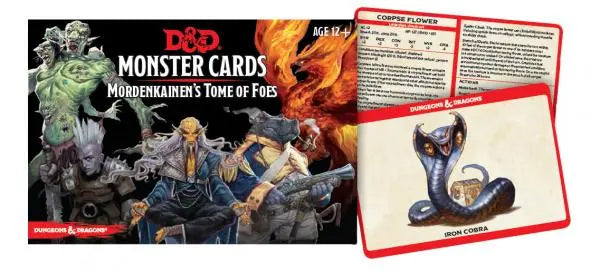 D&D: Monster Cards: Mordenkainen's Tome Of Foes