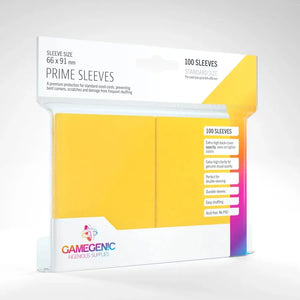 Gamegenic Prime Sleeves: Yellow (100)