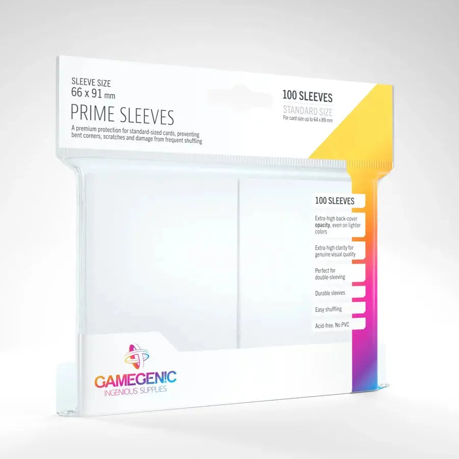 Gamegenic Prime Sleeves: White (100)