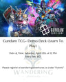 Gundam TCG- Demo Deck (Learn To Play)