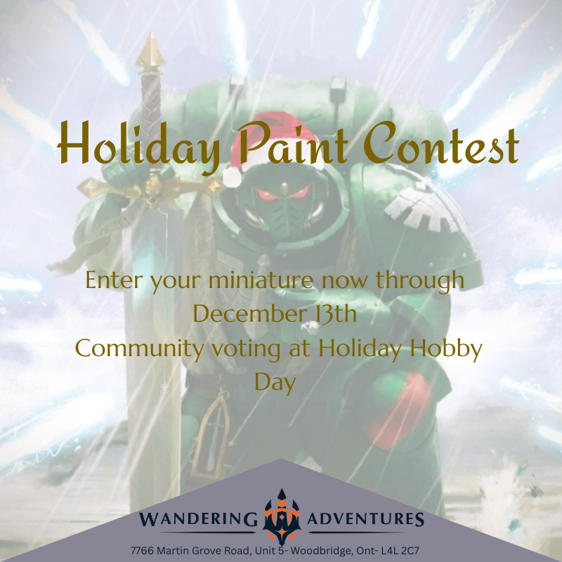 Holiday-Themed Paint Contest