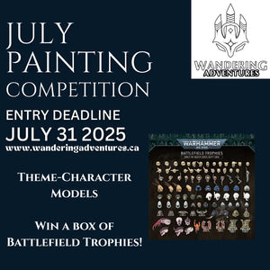 July Painting Competition – Character Models