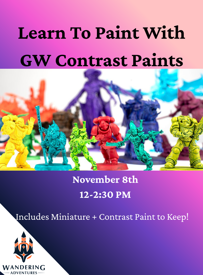 Learn to Paint with Contrast – November 8th