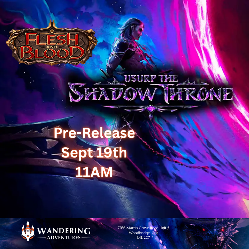 Usurp the Shadow Throne: Pre-Release