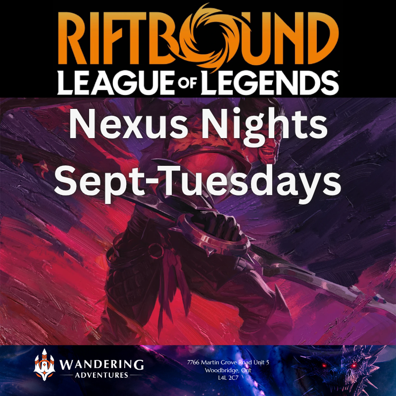 Riftbound TCG: Nexus Nights (Sept '26) Tuesdays