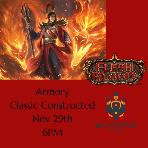 FaB- Armory- Classic Constructed- Nov 29th 6PM