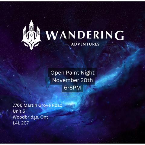 Open Paint Night- Nov 20th