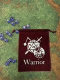 Dice Bag- Warrior Wandering Adventures