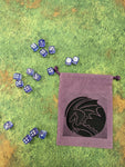 Dice Bag- Moon Dragon (Small) Wandering Adventures