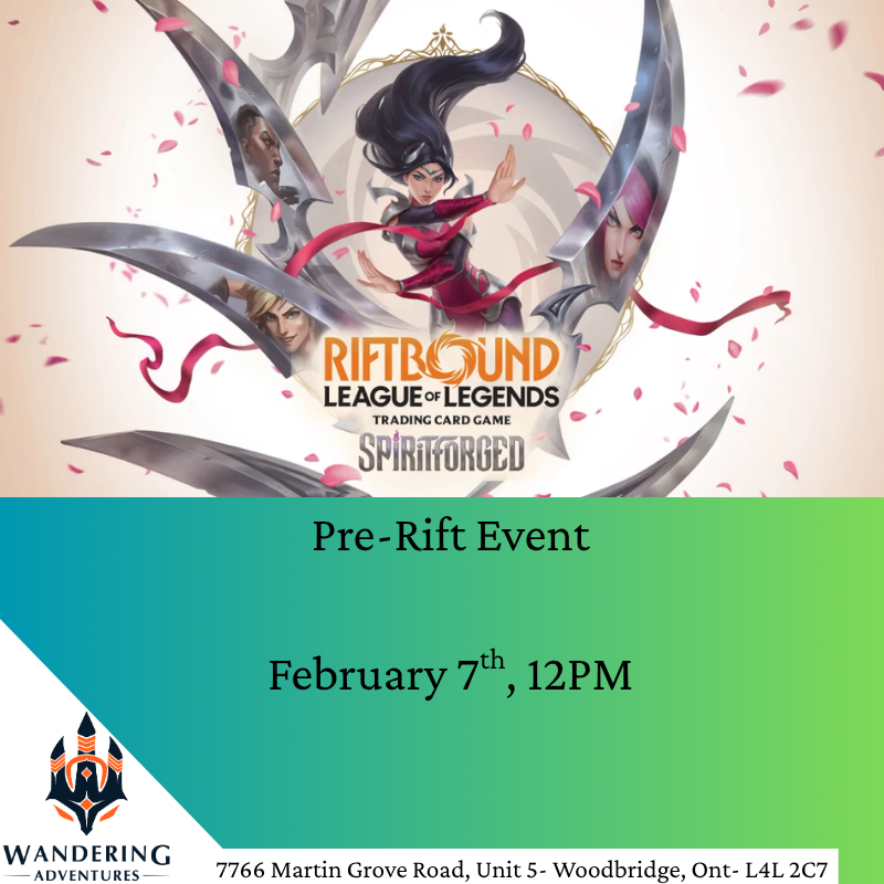 Riftbound TCG: Spiritforged Pre-Rift Event