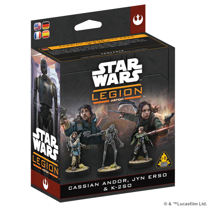 Star Wars Legion: Cassian Andor, Jyn Erso & K-2SO