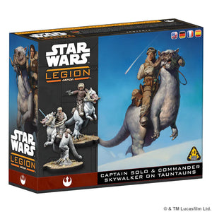 Star Wars Legion: Captain Solo & Commander Skywaler on Tauntauns