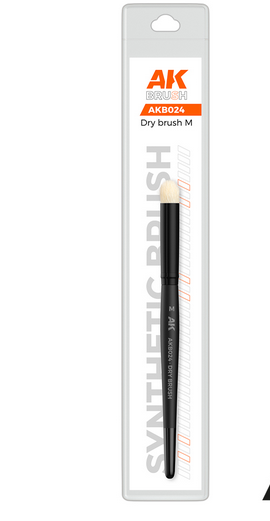 AK Interactive Dry Brush: Various Sizes