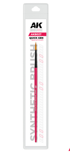 AK Interactive: Round Brushes (multiple sizes)