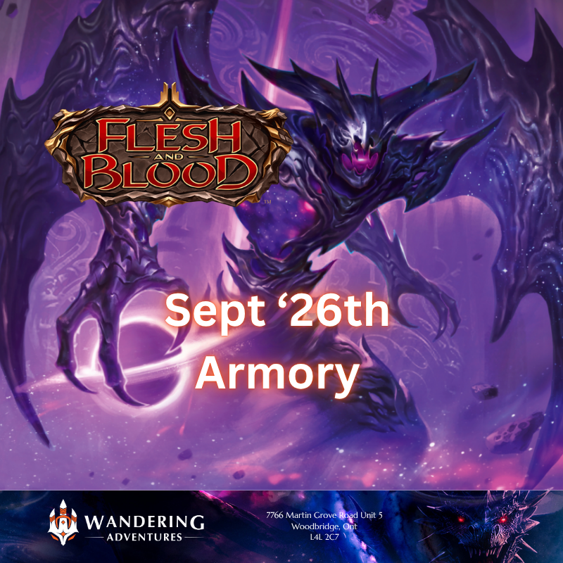 Flesh and Blood Armory (Sept '26)