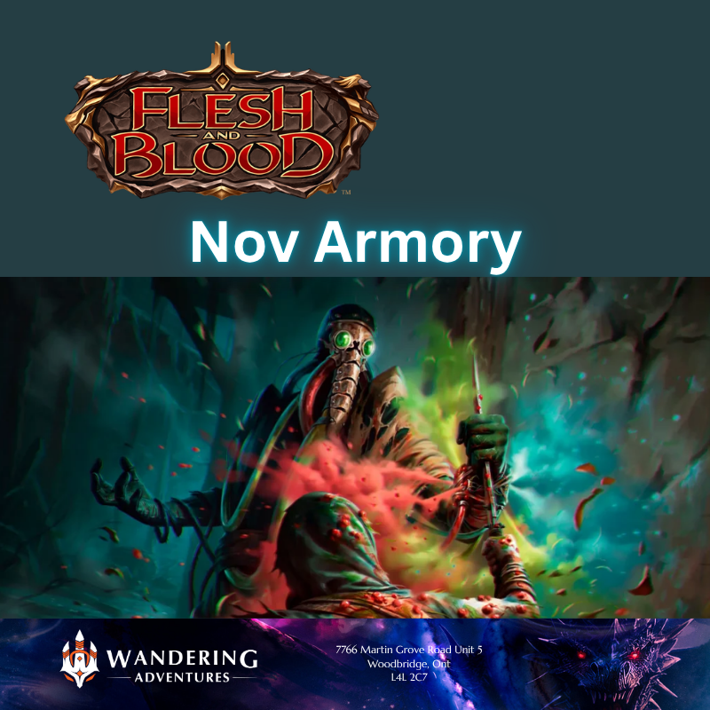 Flesh and Blood Armory (Nov' 26) Wandering Adventures