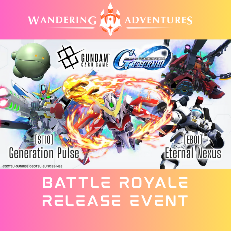 Gundam TCG: G-GENERATION ST10&EB01 Battle Royale Release Event