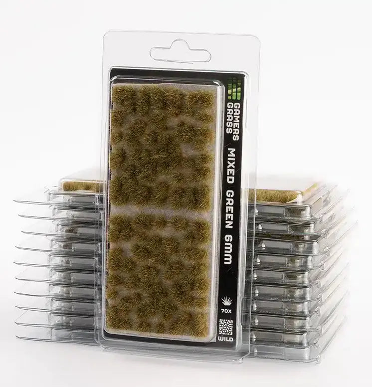 Gamers Grass- Mixed Green (6mm) Tuft - Wild