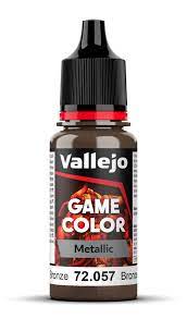 Vallejo Game Color Metallic NEW- Bright Bronze