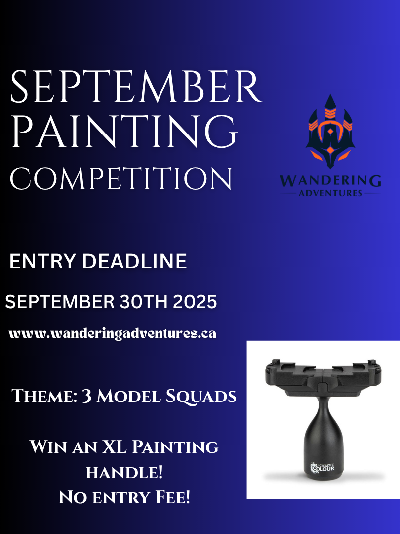 September Painting Competition – 3 Model Squads
