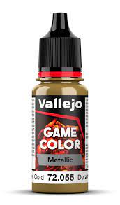 Vallejo Game Color Metallic NEW- Polished Gold