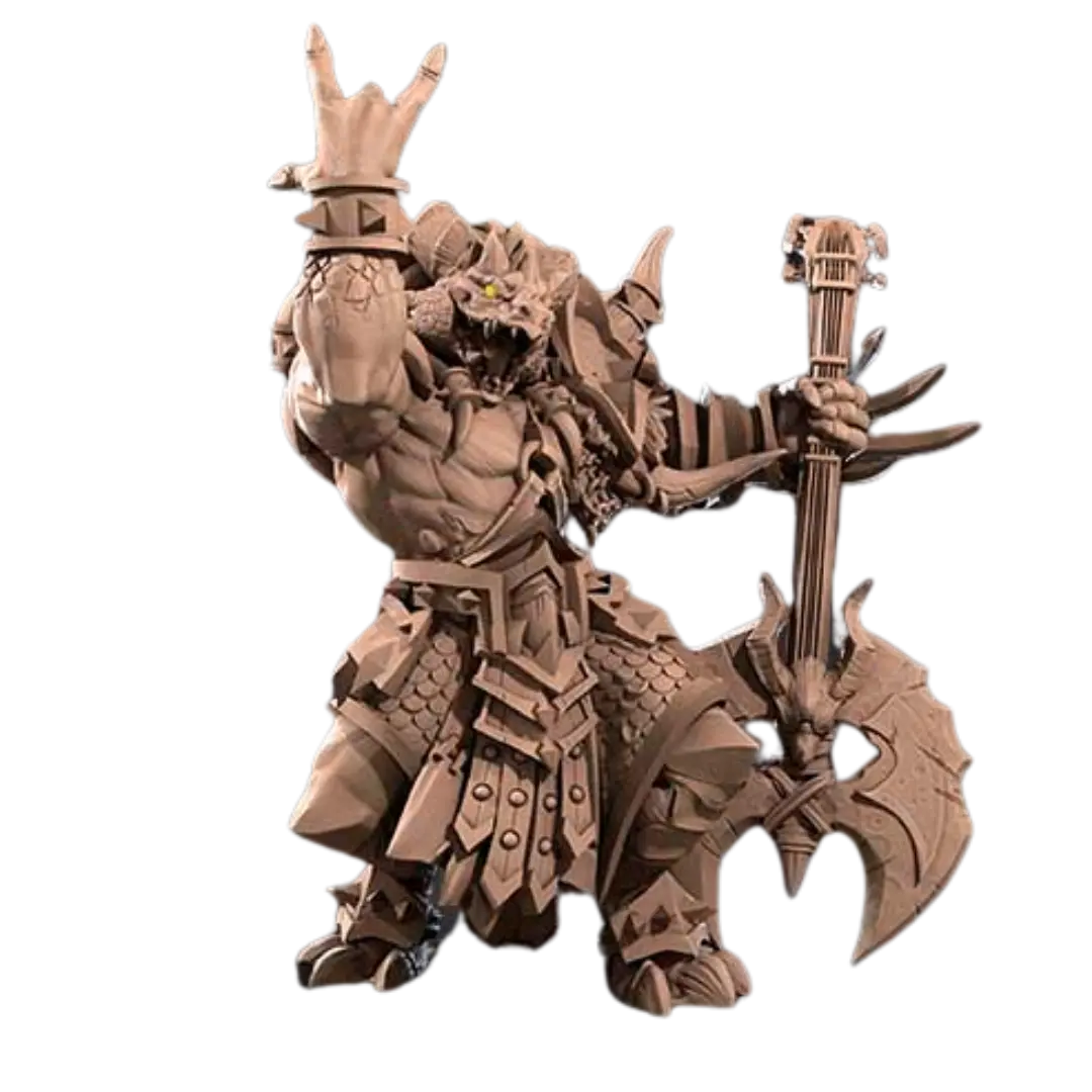 3D Prints: Dragonborn Bard