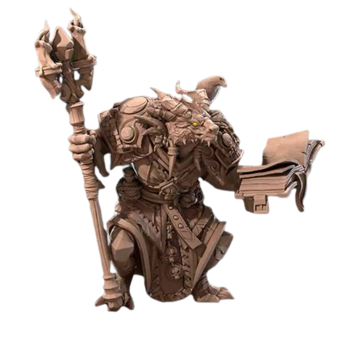 3D Prints: Dragonborn Warlock