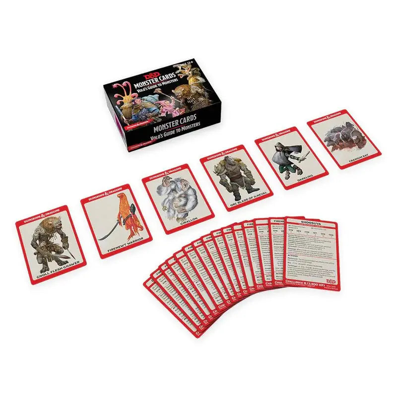 D&D: Monster Cards: Volo's Guide To Monsters