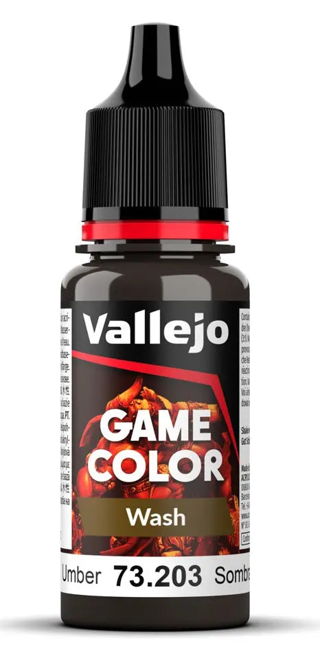Vallejo Game Color Wash NEW- Umber