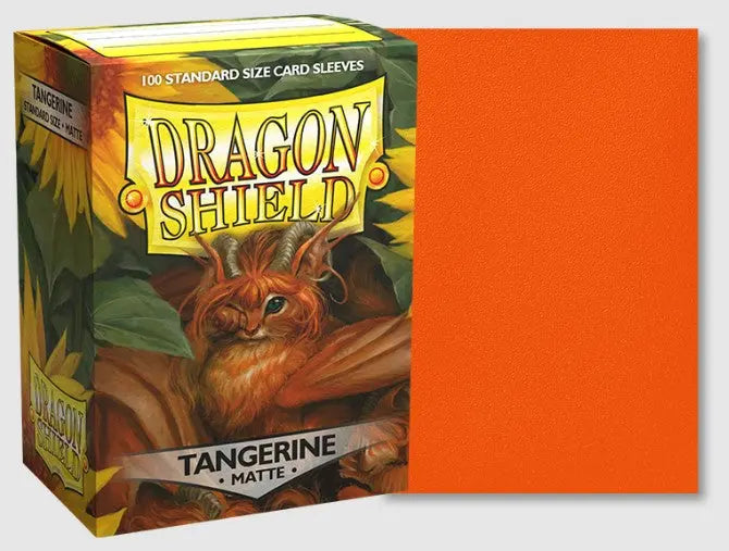 Dragon Shield Sleeves- TANGERINE - Matte 100CT