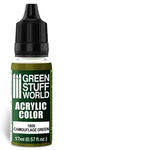 GreenStuffWorld Acrylic Paint: Camouflage Green