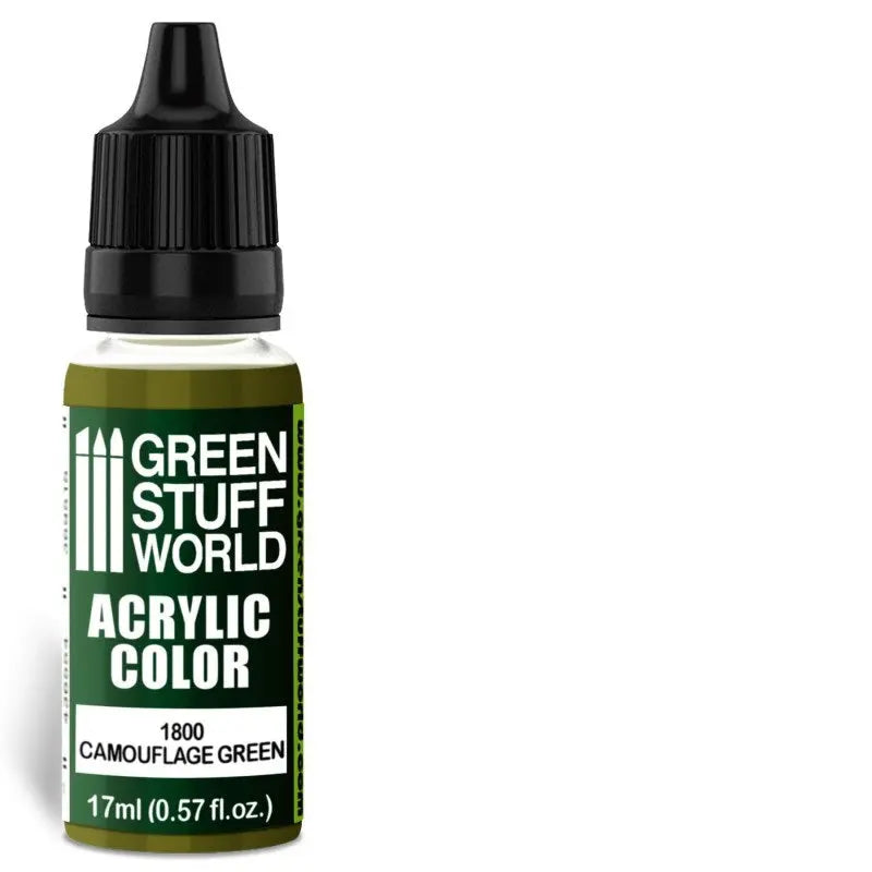 GreenStuffWorld Acrylic Paint: Camouflage Green