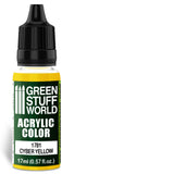 GreenStuffWorld Acrylic Paint: Cyber Yellow