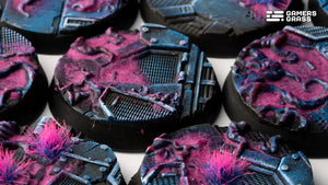 Gamers Grass- Alien Infestation Bases, Round 32mm (x8)