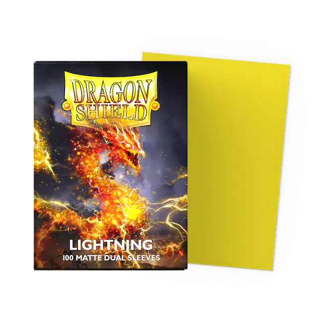 Dragon Shield Sleeves- LIGHTNING - Dual Matte 100CT
