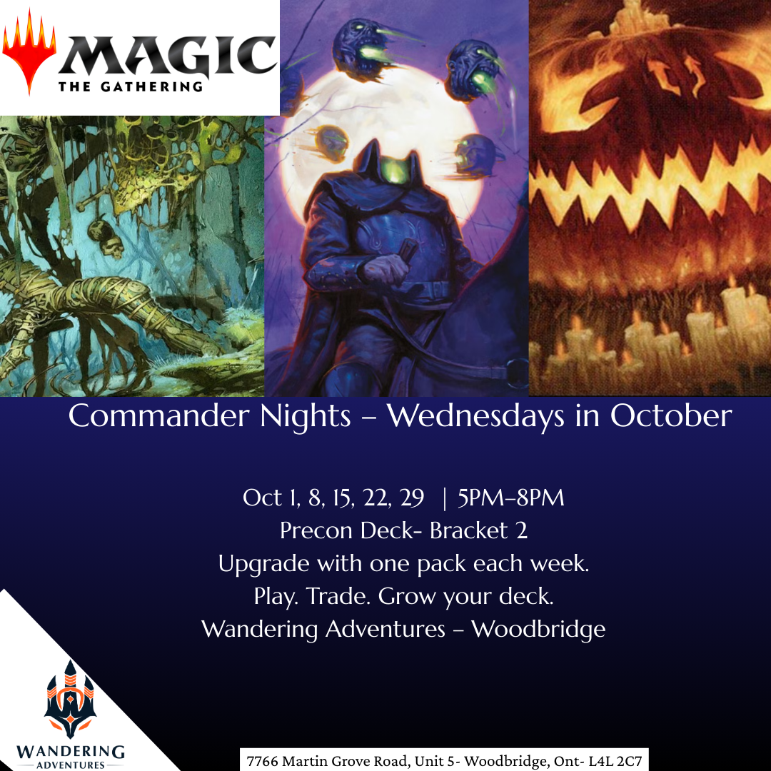 MTG: Commander Season (October)