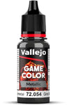 Vallejo Game Color Metallic NEW- Dark Gunmetal