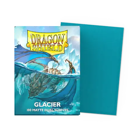 Dragon Shield Sleeves- GLACIER- Dual Matte 100CT