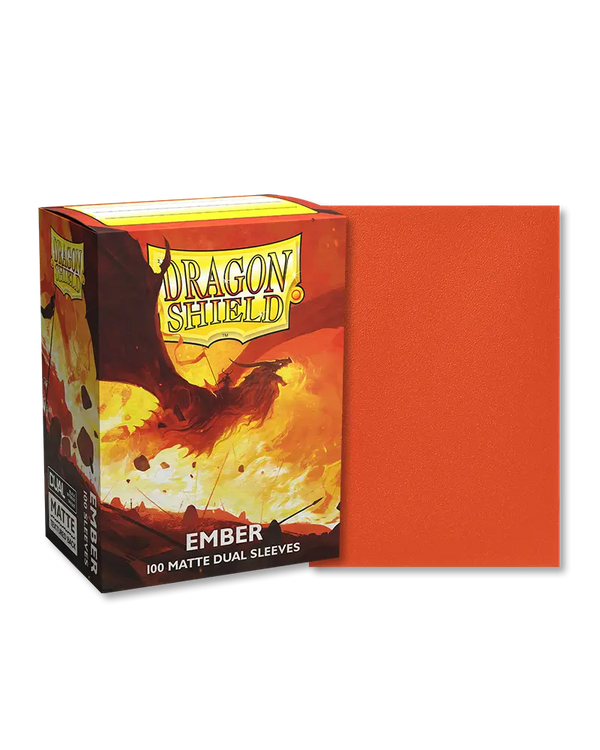 Dragon Shield Sleeves- EMBER- Dual Matte 100CT Wandering Adventures