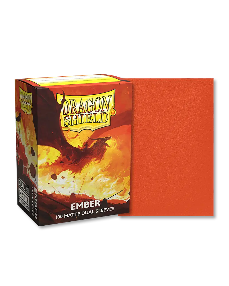 Dragon Shield Sleeves- EMBER- Dual Matte 100CT