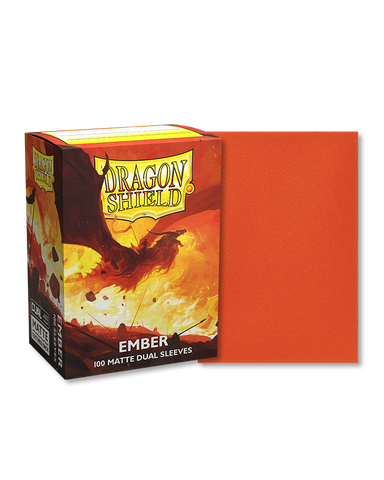 Dragon Shield - EMBER- Dual Matte 100CT
