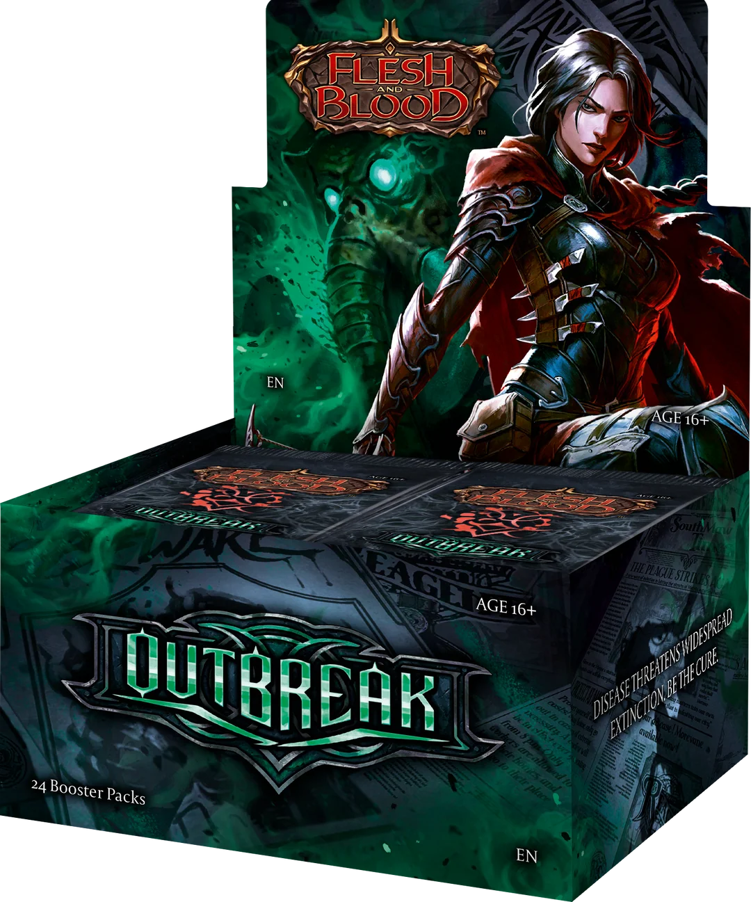 Flesh and Blood: Outbreak Booster Display