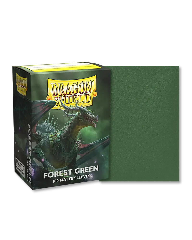 Dragon Shield Sleeves-FOREST GREEN- Matte 100CT