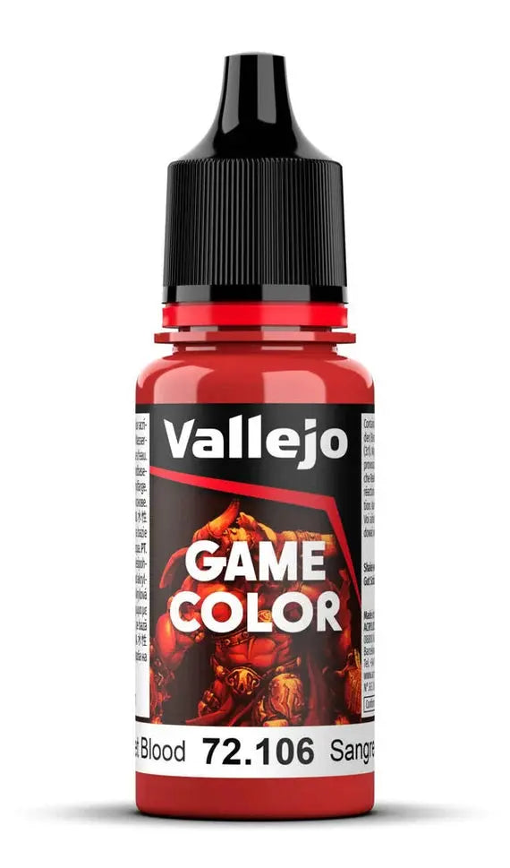 Vallejo Game Color NEW- Scarlet Blood