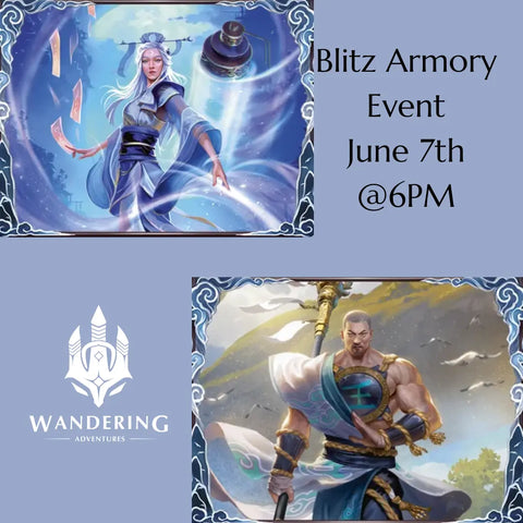 Wandering Adventures: Blitz June 7th @6PM