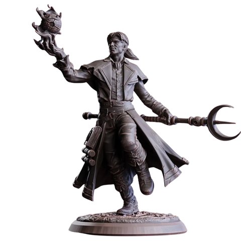 3D Prints: Human Lunar Sorcerer Wandering Adventures